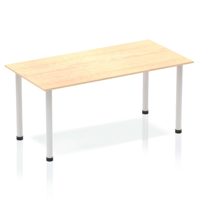 Impulse 1400mm Straight Table With Post Leg - Image 14