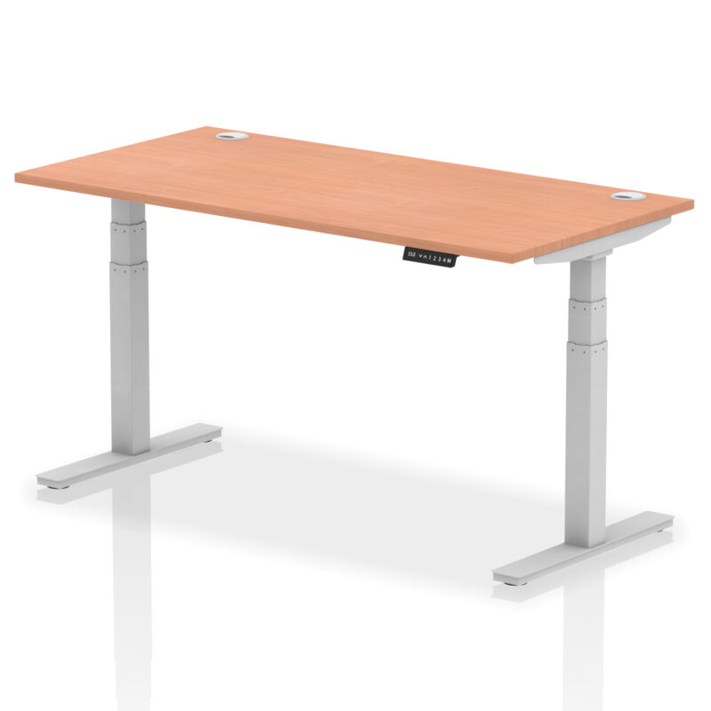 Air Height Adjustable Desk With Cable Ports - Image 75