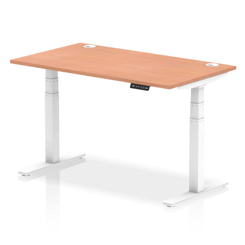 Air Height Adjustable Desk With Cable Ports - Image 41