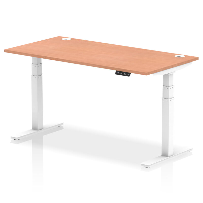 Air Height Adjustable Desk With Cable Ports - Image 77