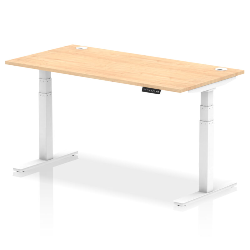 Air Height Adjustable Desk With Cable Ports - Image 89