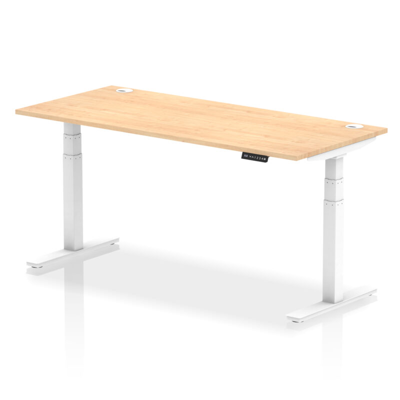 Air Height Adjustable Desk With Cable Ports - Image 125