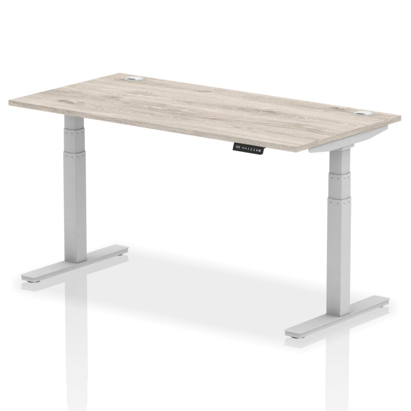Air Height Adjustable Desk With Cable Ports - Image 81