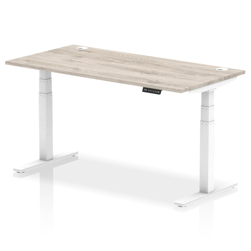 Air Height Adjustable Desk With Cable Ports - Image 83