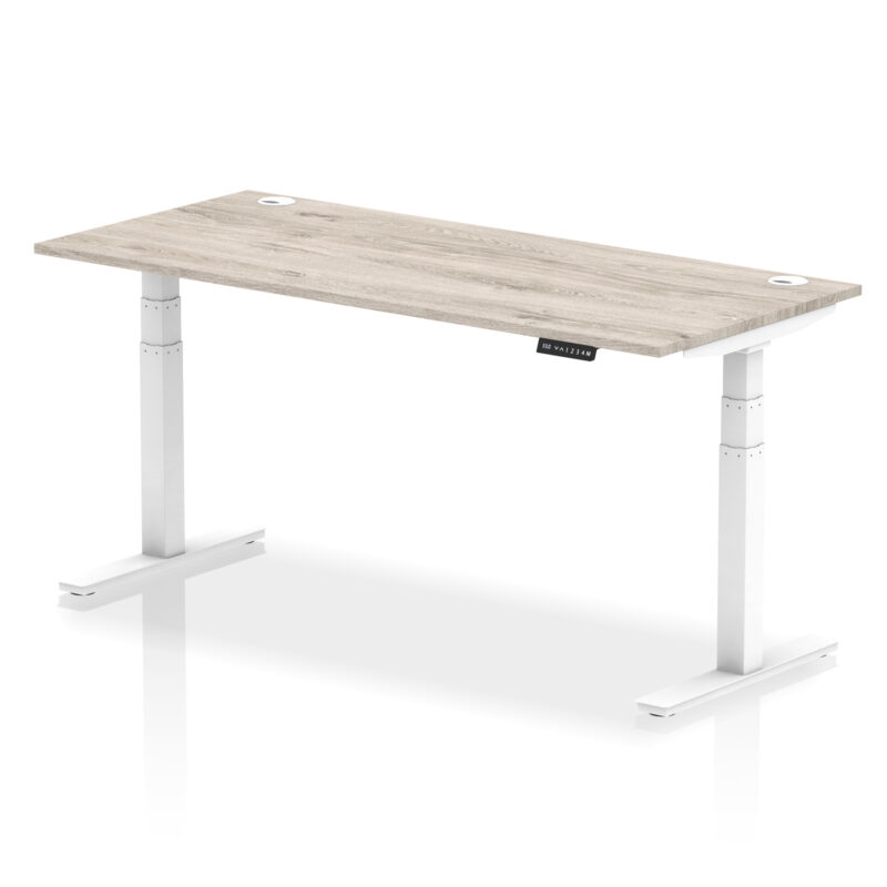 Air Height Adjustable Desk With Cable Ports - Image 119