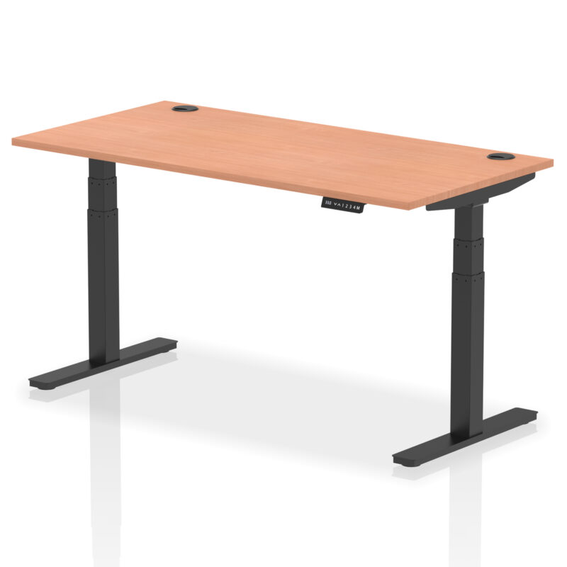 Air Height Adjustable Desk With Cable Ports - Image 73