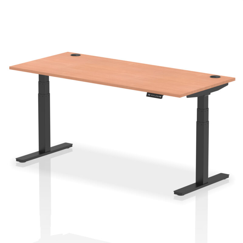 Air Height Adjustable Desk With Cable Ports - Image 109