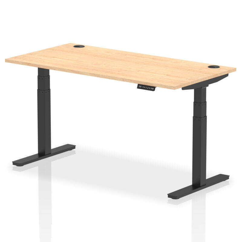 Air Height Adjustable Desk With Cable Ports - Image 85