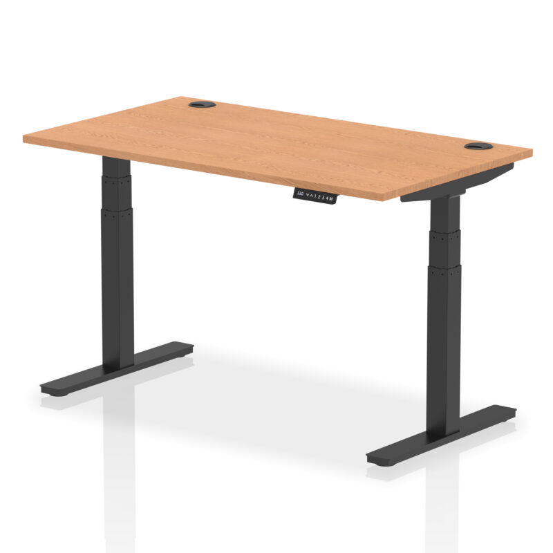 Air Height Adjustable Desk With Cable Ports - Image 55