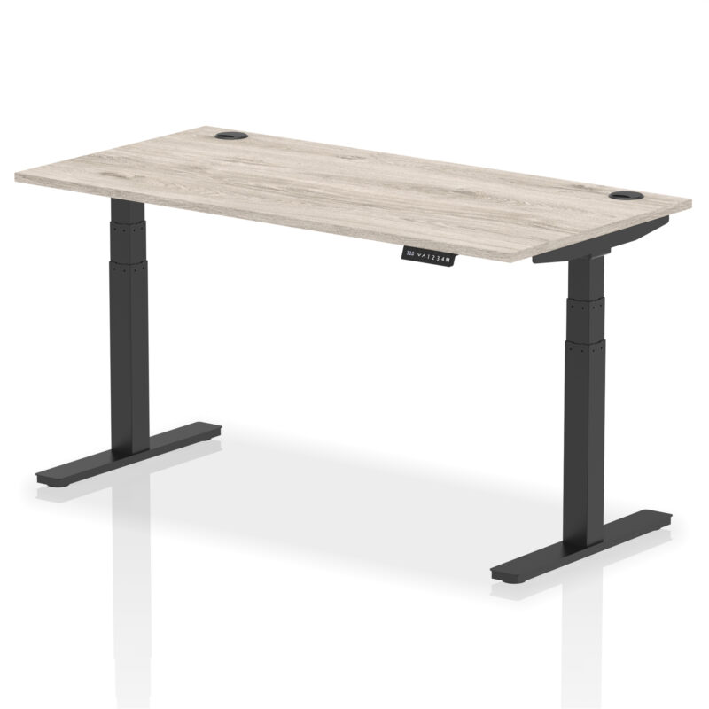 Air Height Adjustable Desk With Cable Ports - Image 79
