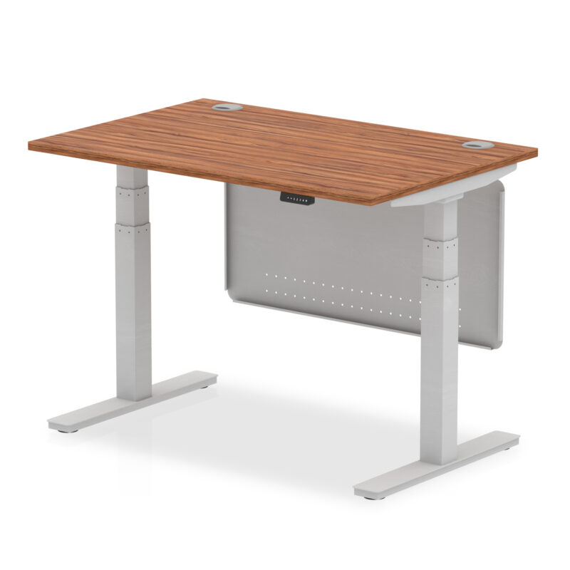 Air Height Adjustable Desk With Cable Ports With Steel Modesty Panel - Image 14
