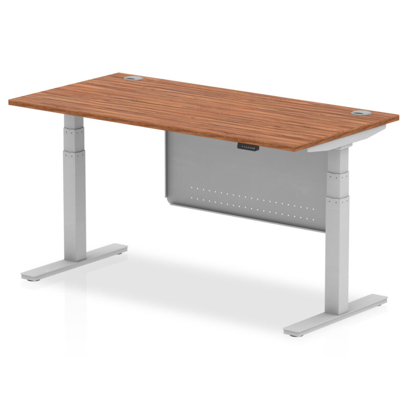 Air Height Adjustable Desk With Cable Ports With Steel Modesty Panel - Image 50