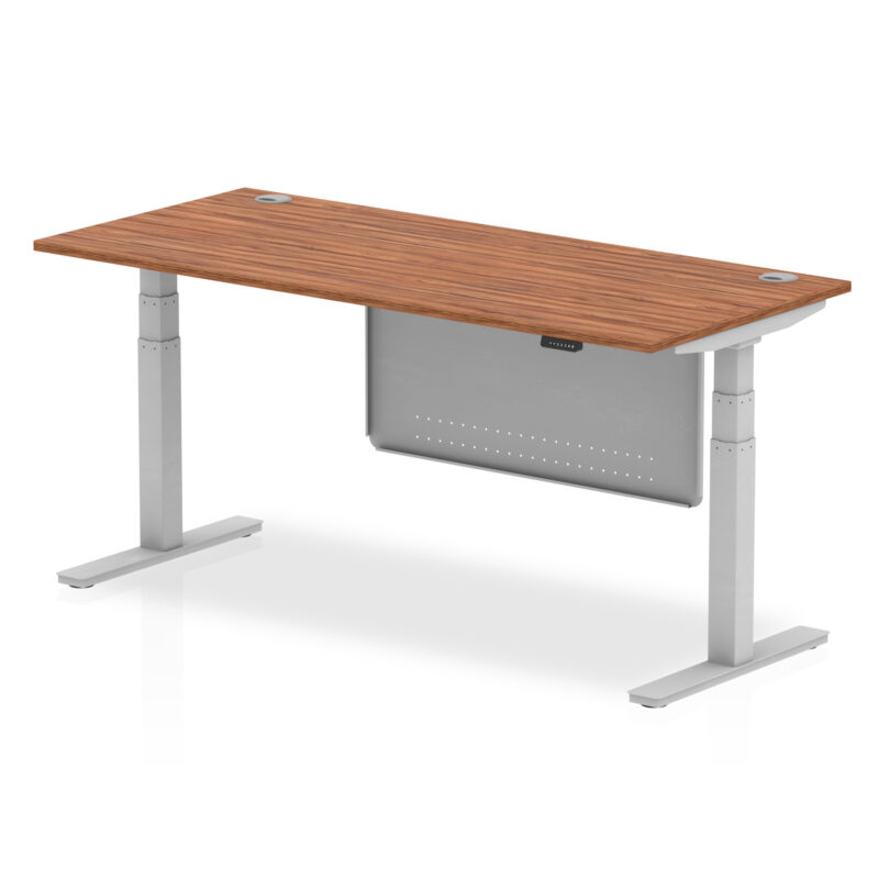 Air Height Adjustable Desk With Cable Ports With Steel Modesty Panel - Image 68