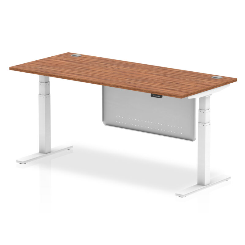 Air Height Adjustable Desk With Cable Ports With Steel Modesty Panel - Image 69