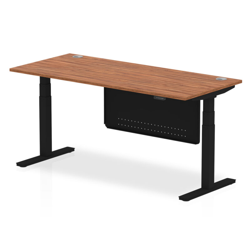 Air Height Adjustable Desk With Cable Ports With Steel Modesty Panel - Image 67