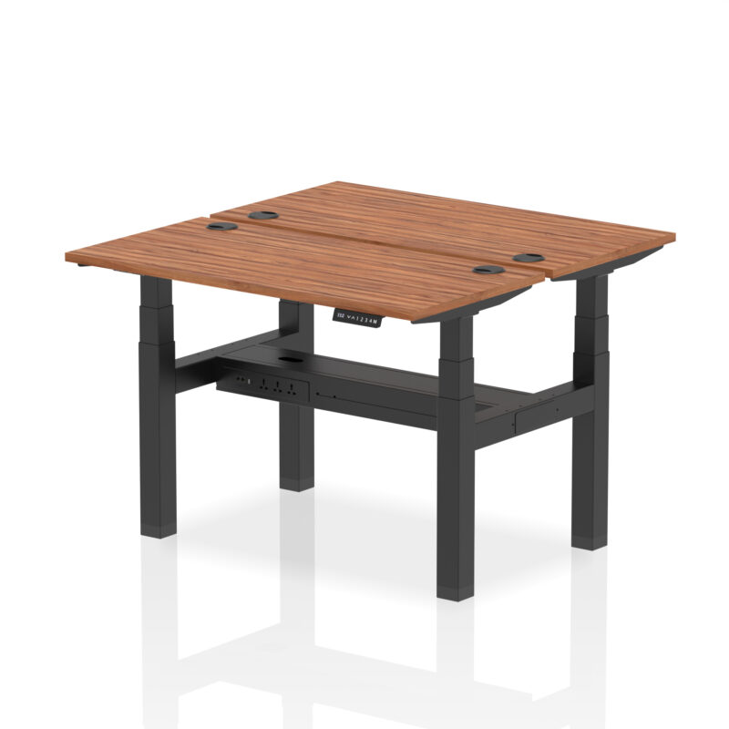 Air Back-to-Back Slimline Height Adjustable Bench Desk - 2 Person - Image 16