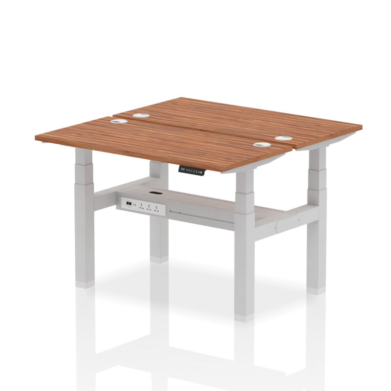 Air Back-to-Back Slimline Height Adjustable Bench Desk - 2 Person - Image 17
