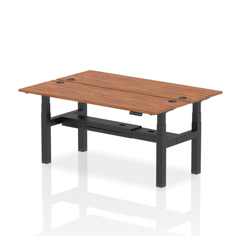 Air Back-to-Back Slimline Height Adjustable Bench Desk - 2 Person - Image 79