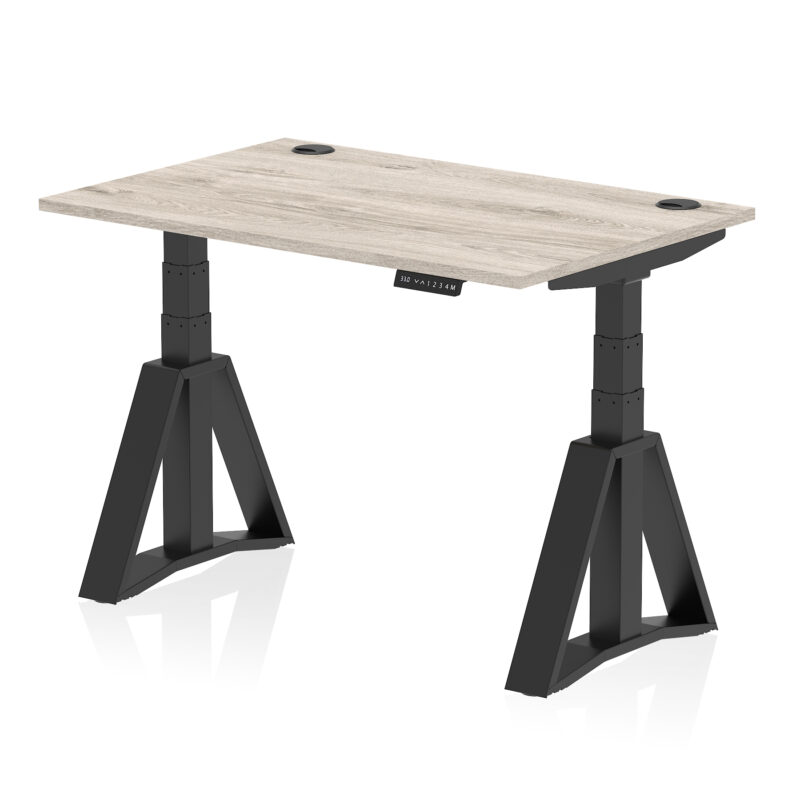 Air Height Adjustable Desk With Cable Ports With Piste Foot - Image 69