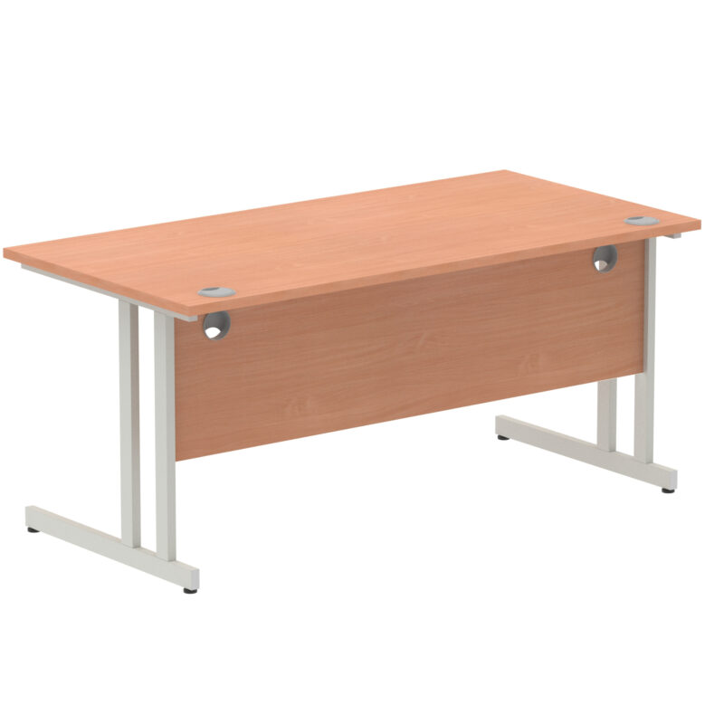 Impulse 1600mm Straight Desk Cantilever Leg - Image 7