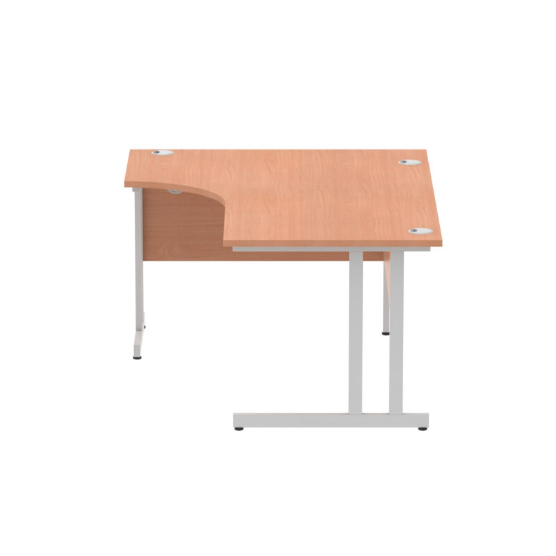 Impulse 1600mm Left Crescent Desk Cable Managed Leg - Image 9