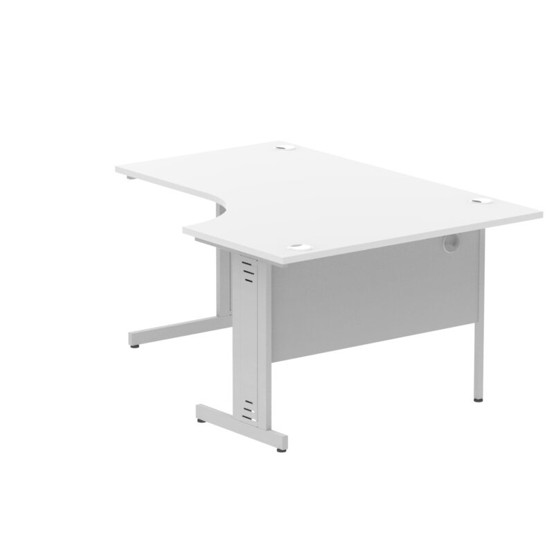 Impulse 1600mm Left Crescent Desk Cable Managed Leg - Image 58