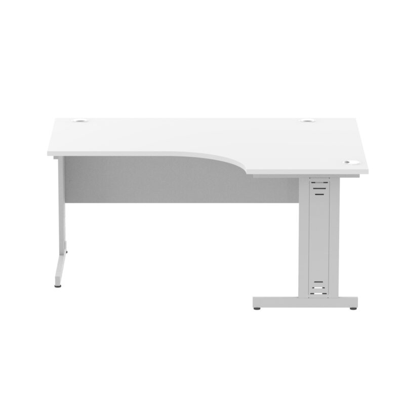 Impulse 1600mm Left Crescent Desk Cable Managed Leg - Image 59