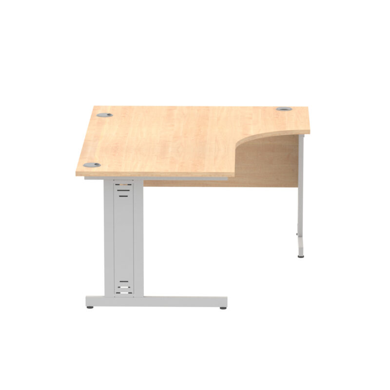 Impulse 1600mm Left Crescent Desk Cable Managed Leg - Image 23