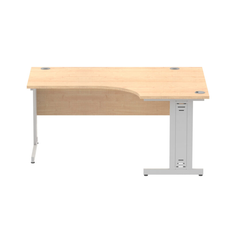 Impulse 1600mm Left Crescent Desk Cable Managed Leg - Image 29