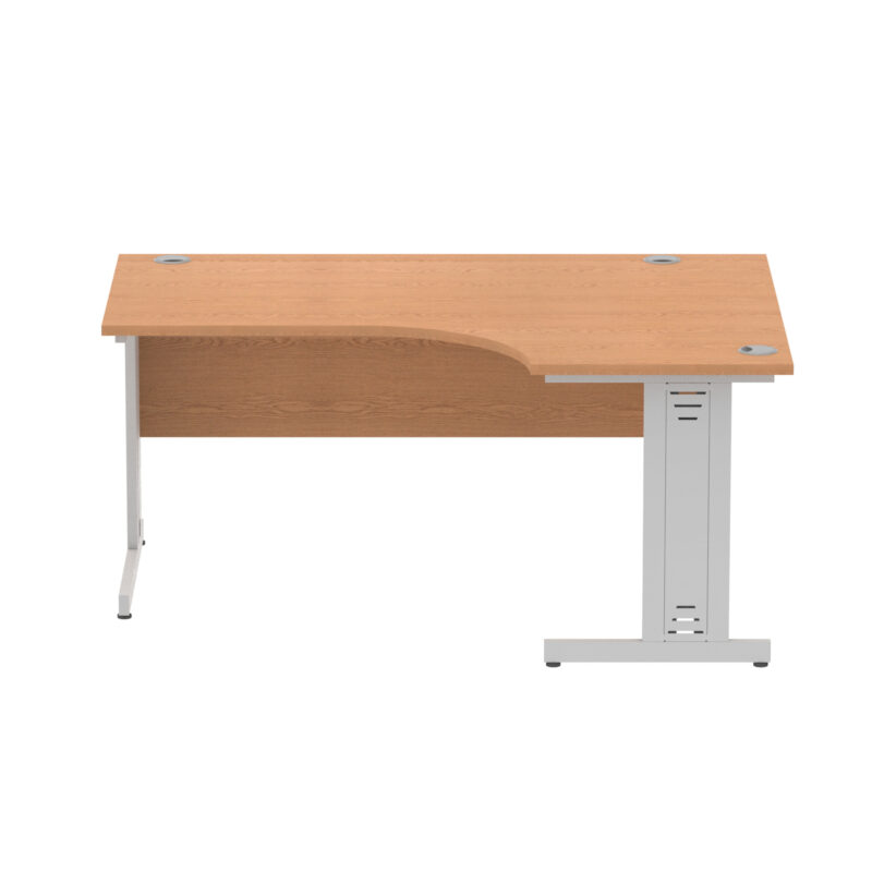 Impulse 1600mm Left Crescent Desk Cable Managed Leg - Image 39