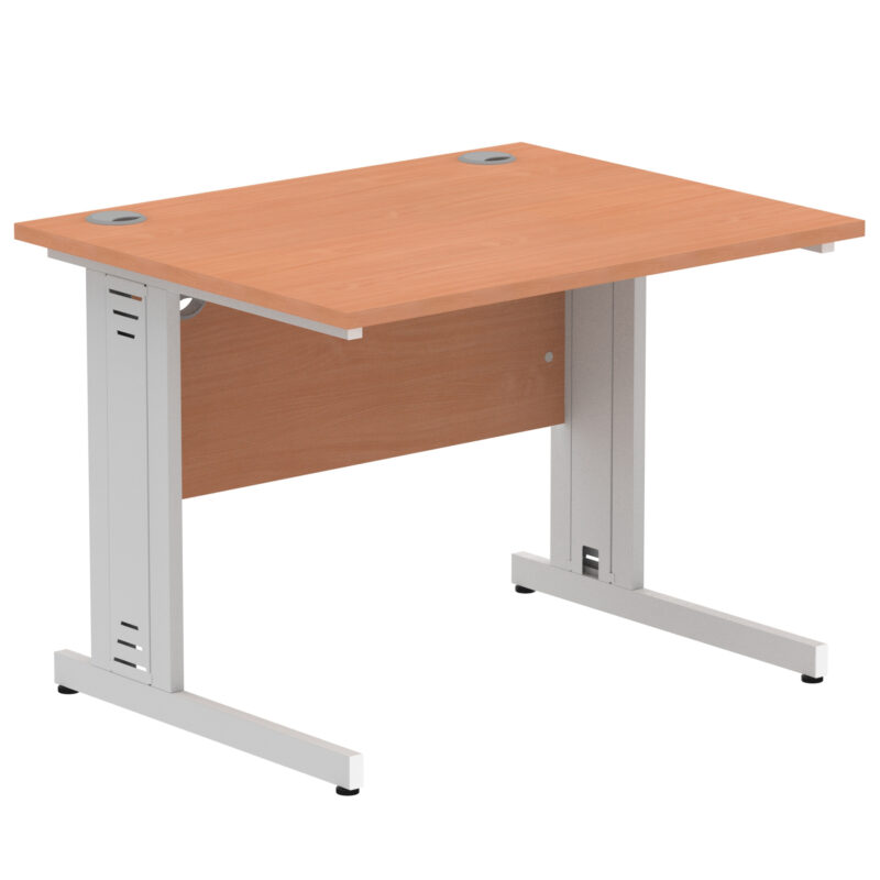 Impulse 1000mm Straight Desk Cable Managed Leg - Image 3
