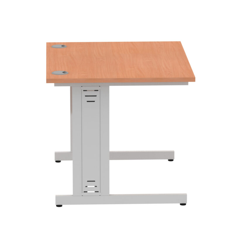 Impulse 1000mm Straight Desk Cable Managed Leg - Image 4