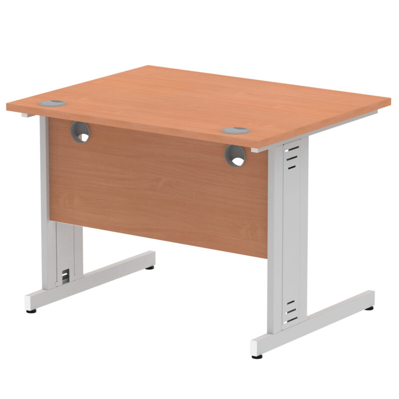 Impulse 1000mm Straight Desk Cable Managed Leg - Image 5