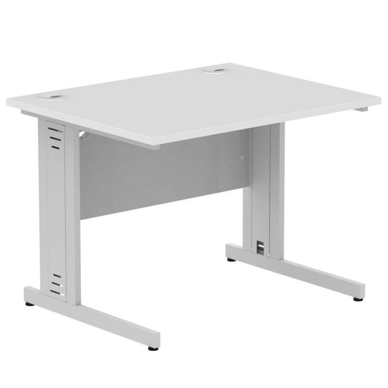 Impulse 1000mm Straight Desk Cable Managed Leg - Image 83