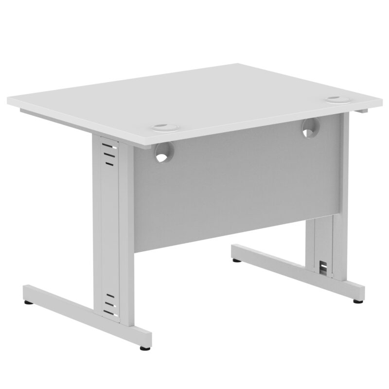 Impulse 1000mm Straight Desk Cable Managed Leg - Image 87