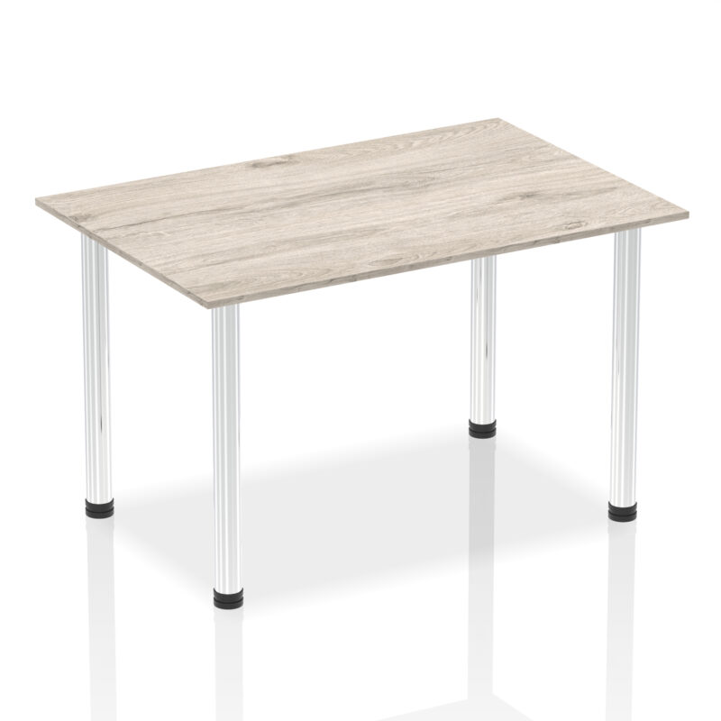Impulse 1400mm Straight Table With Post Leg - Image 8