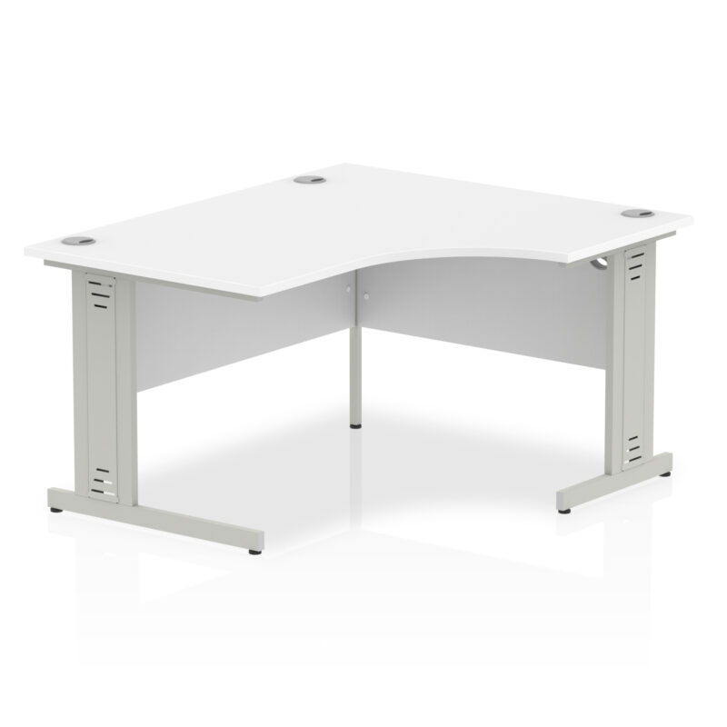 Impulse 1400mm Right Crescent Desk Cable Managed Leg - Image 16