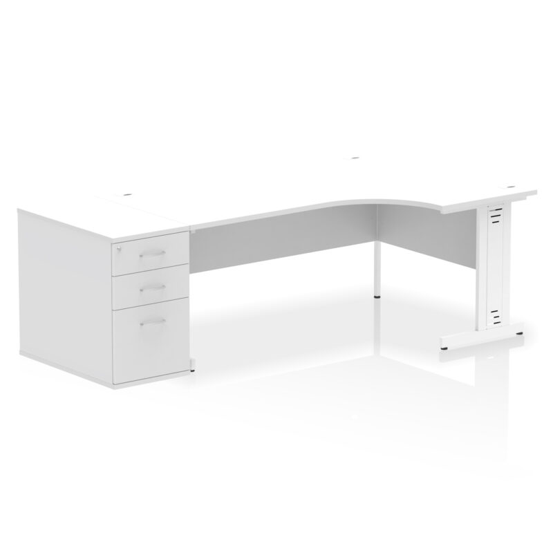 Impulse 1800mm Cable Managed Right Crescent Desk Workstation - Image 36