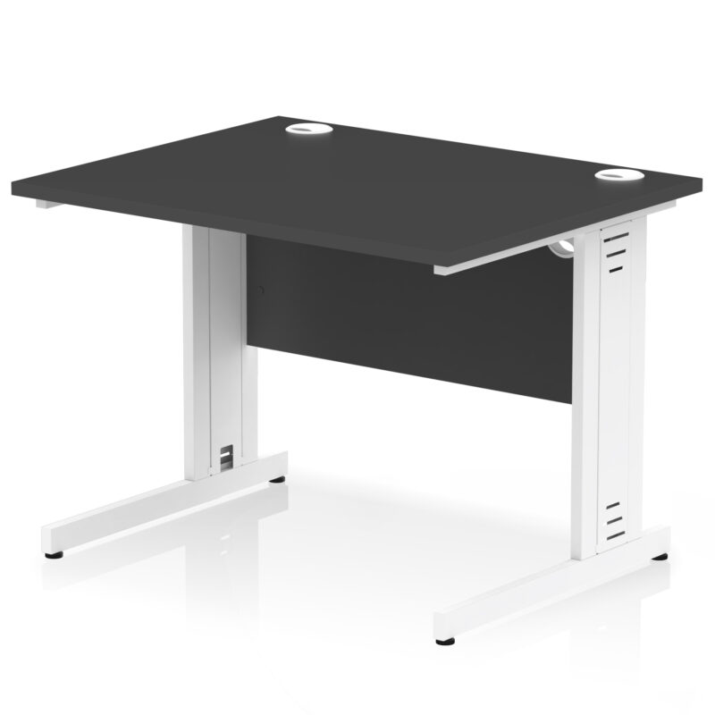 Impulse 1000mm Straight Desk Cable Managed Leg - Image 98