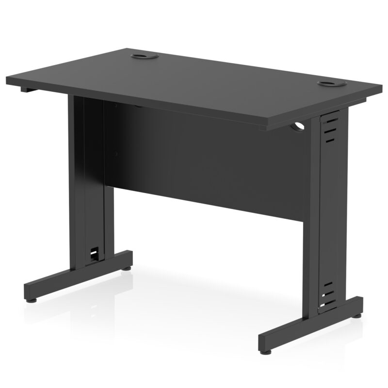 Impulse 1000mm Slimline Desk Cable Managed Leg - Image 16