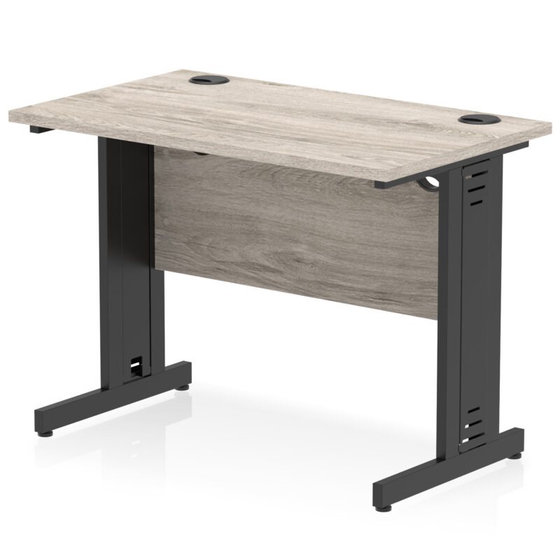 Impulse 1000mm Slimline Desk Cable Managed Leg - Image 17