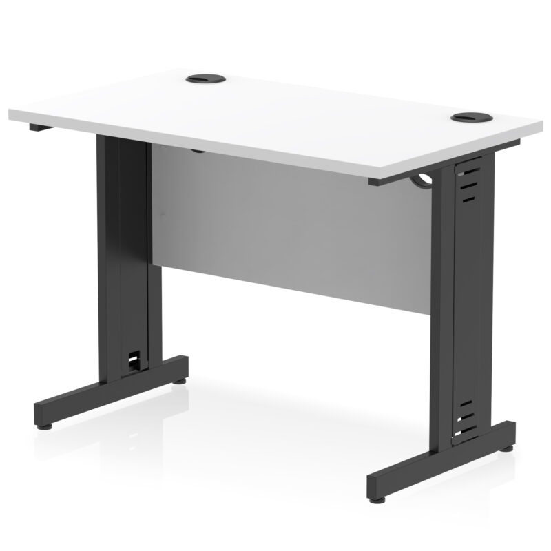 Impulse 1000mm Slimline Desk Cable Managed Leg - Image 21