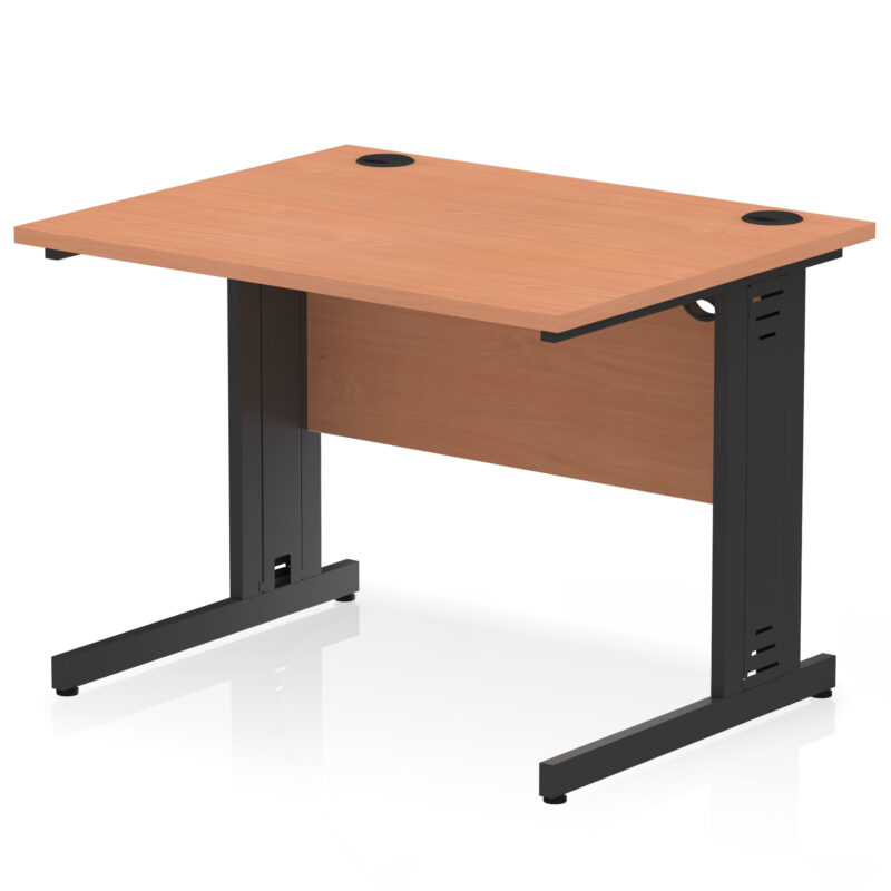 Impulse 1000mm Straight Desk Cable Managed Leg - Image 99