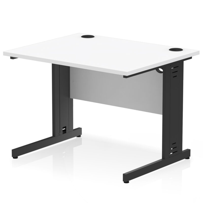 Impulse 1000mm Straight Desk Cable Managed Leg - Image 105