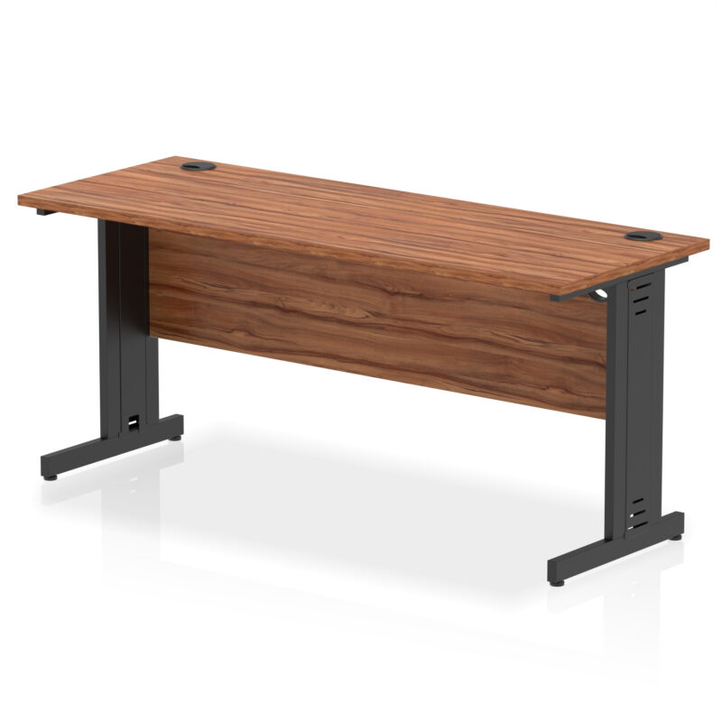 Impulse 1600mm Slimline Desk Cable Managed Leg - Image 20