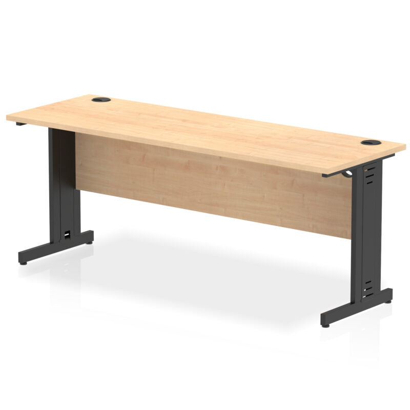 Impulse 1800mm Slimline Desk Cable Managed Leg - Image 18