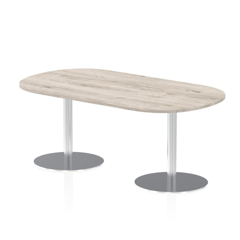 Italia Boardroom Table Silver Leg - Image 6