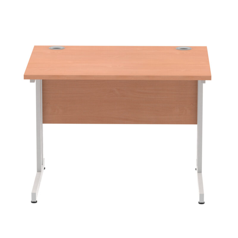 Impulse 1000mm Straight Desk Cantilever Leg - Image 2