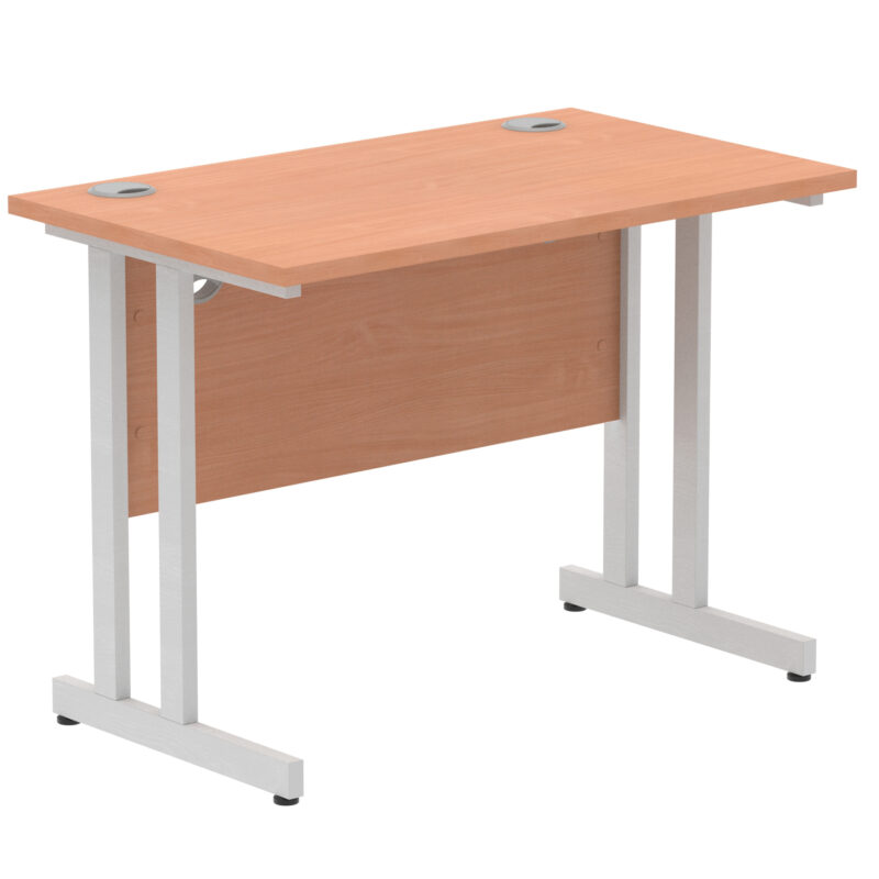 Impulse 1000mm Slimline Desk Cantilever Leg - Image 3
