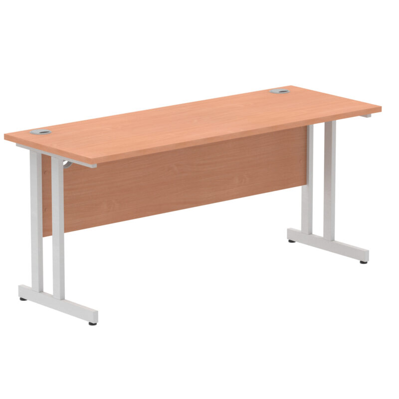 Impulse 1600mm Slimline Desk Cantilever Leg - Image 3